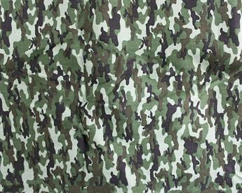 Camouflage Cotton Poplin - image 2