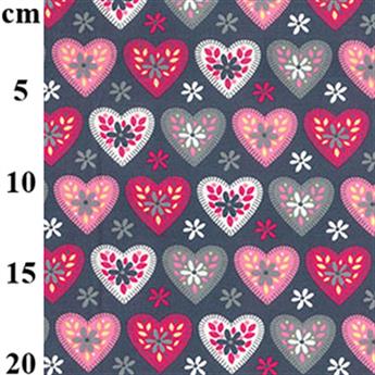 Love Heart 100% Cotton Fabric - image 3