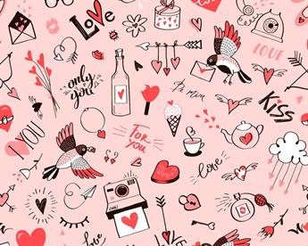 Doodle Love Digita 100% Cotton - image 2
