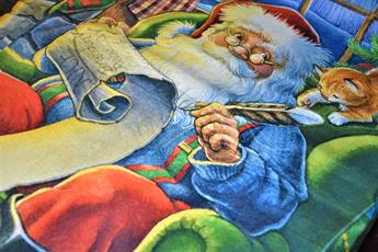 Panel Christmas 100% Cotton Fabric - image 3