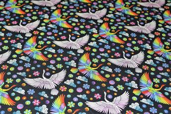 Mosaic Swan Cotton - image 2