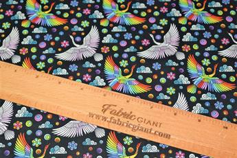 Mosaic Swan Cotton - image 5