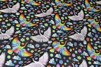 Mosaic Swan Cotton - image 6