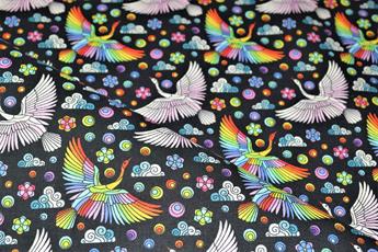 Mosaic Swan Cotton - image 7