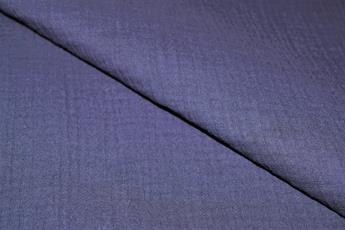 Plain Double Gauze Fabric - NAVY