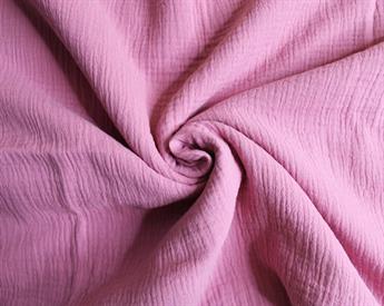 Plain Double Gauze Fabric - PINK