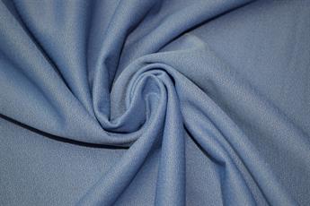 Plain Blue Polyester - image 3