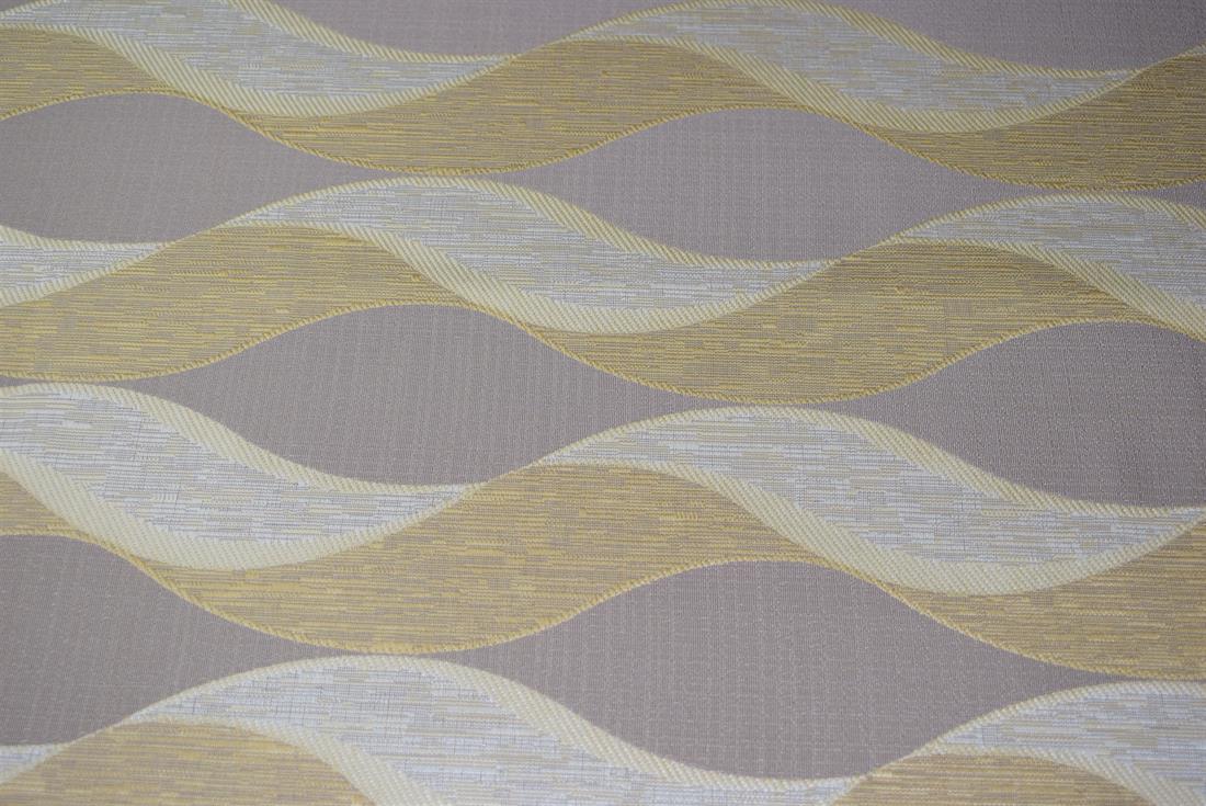 Light Grey Self-Print Curtaing Fabric, 148cm Wide, High Quality; Colours may slightly vary due to the lighting during the photo shooting or the monitor's display.