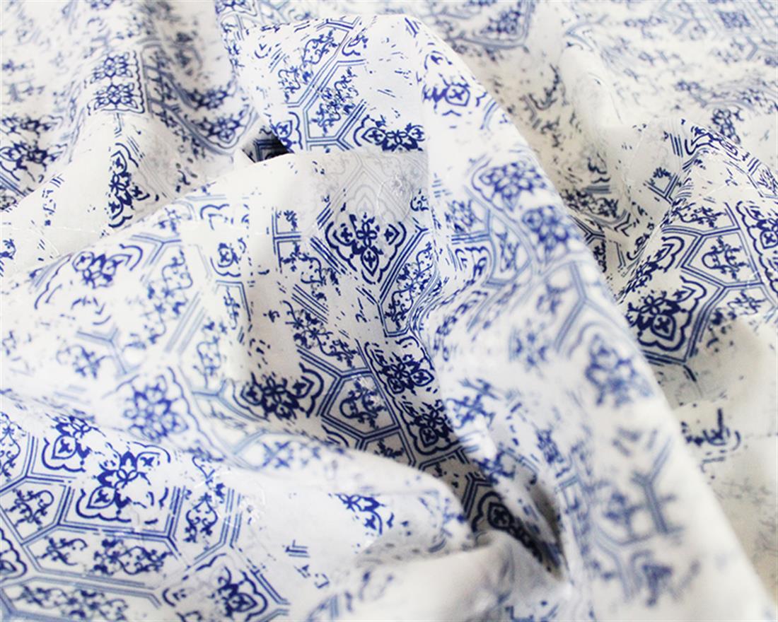Mindy Florals Rhombus Vintage Polycotton Anglaise