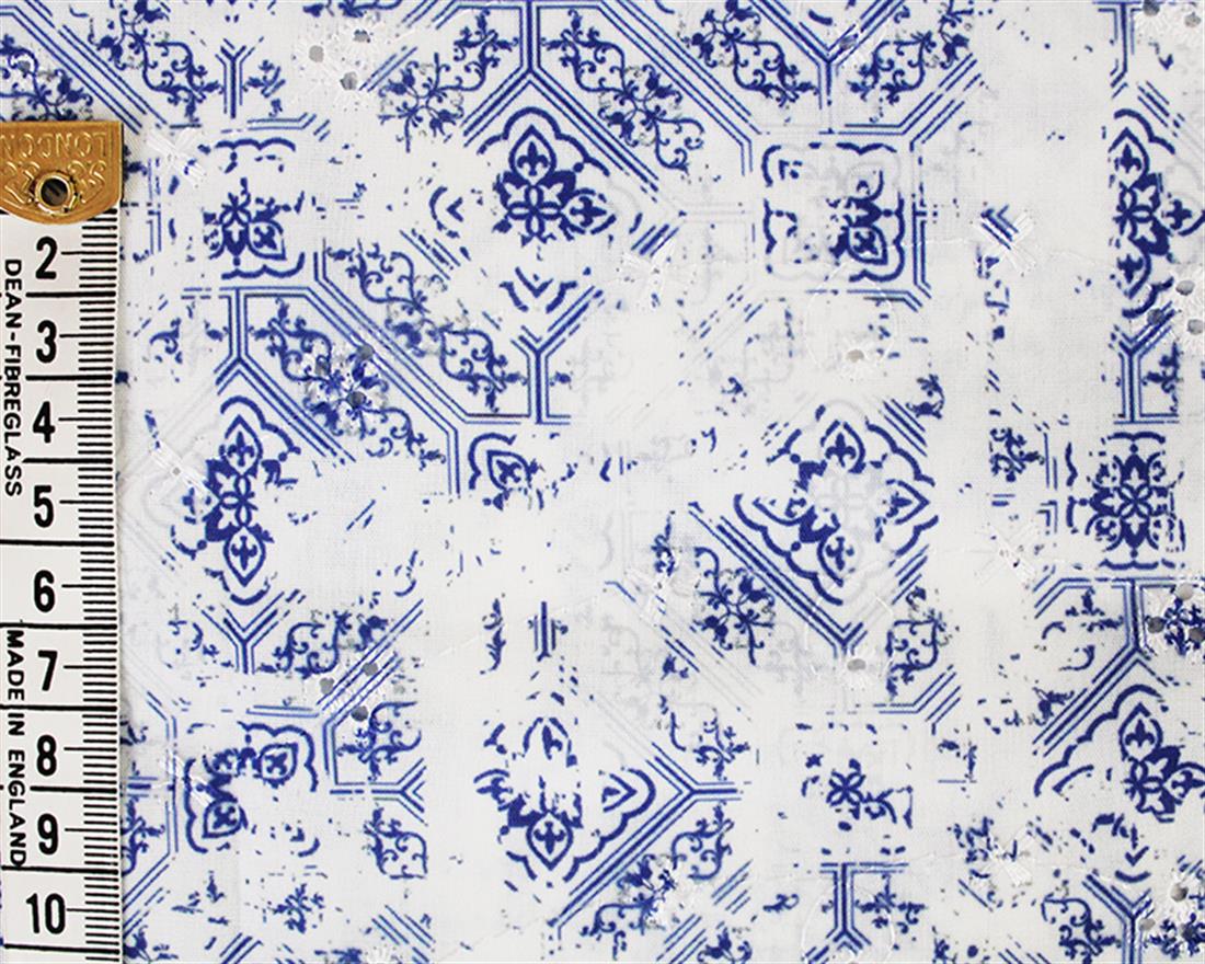 Mindy Florals Rhombus Vintage Polycotton Anglaise