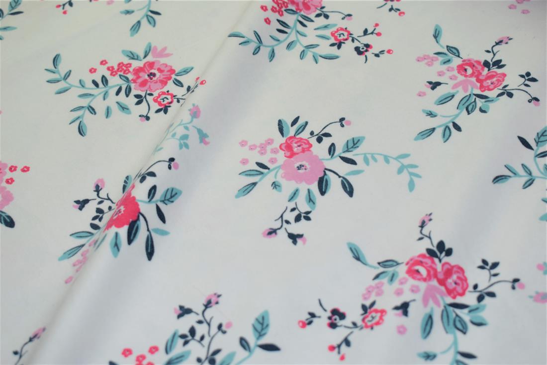 Flower Print Brush Cotton