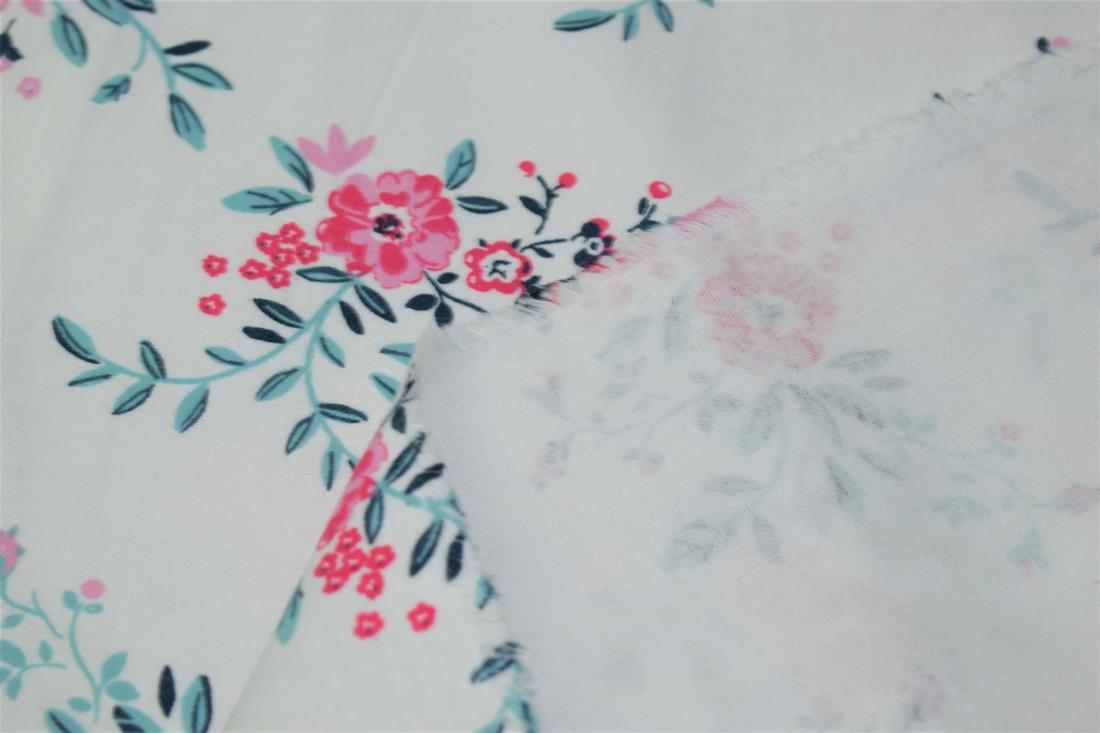 Flower Print Brush Cotton