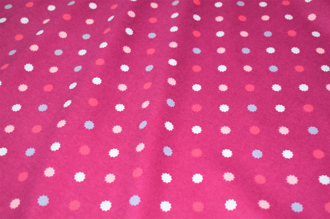 Dot Print Brushed Cotton