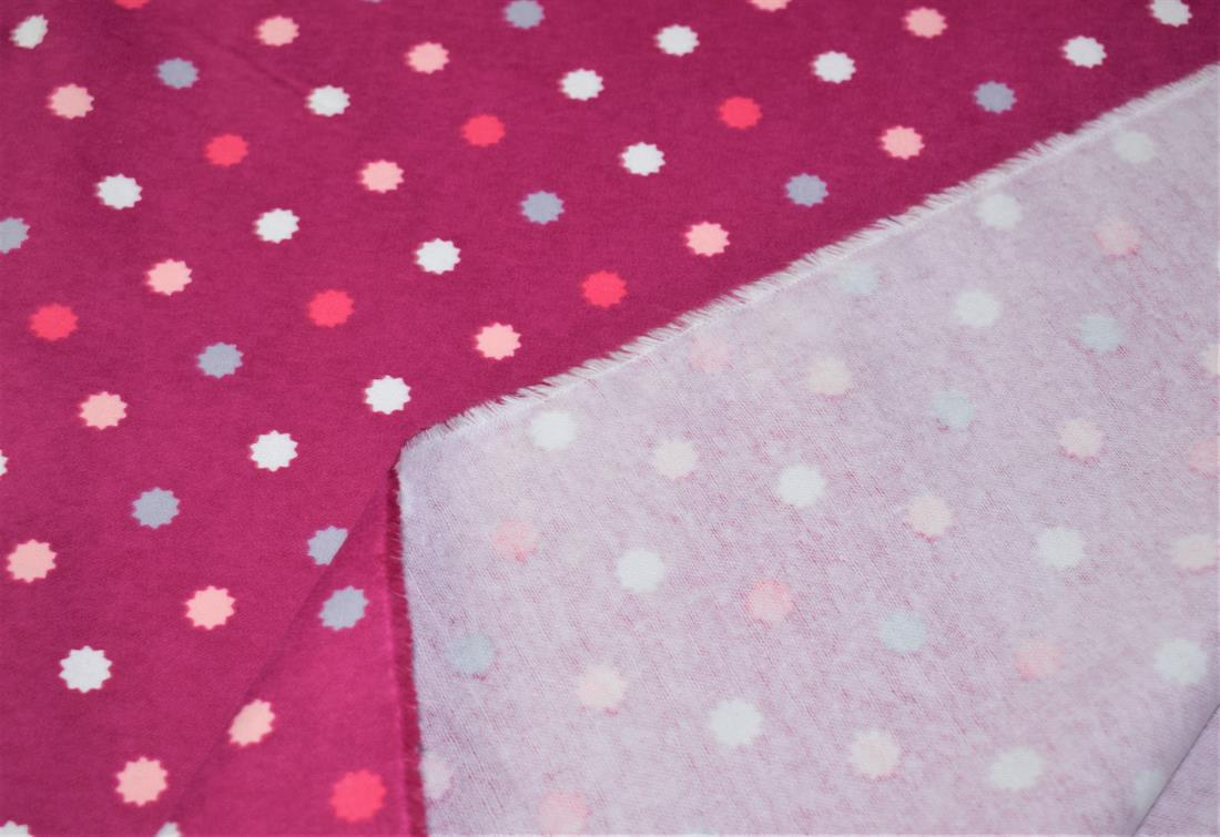 Dot Print Brushed Cotton