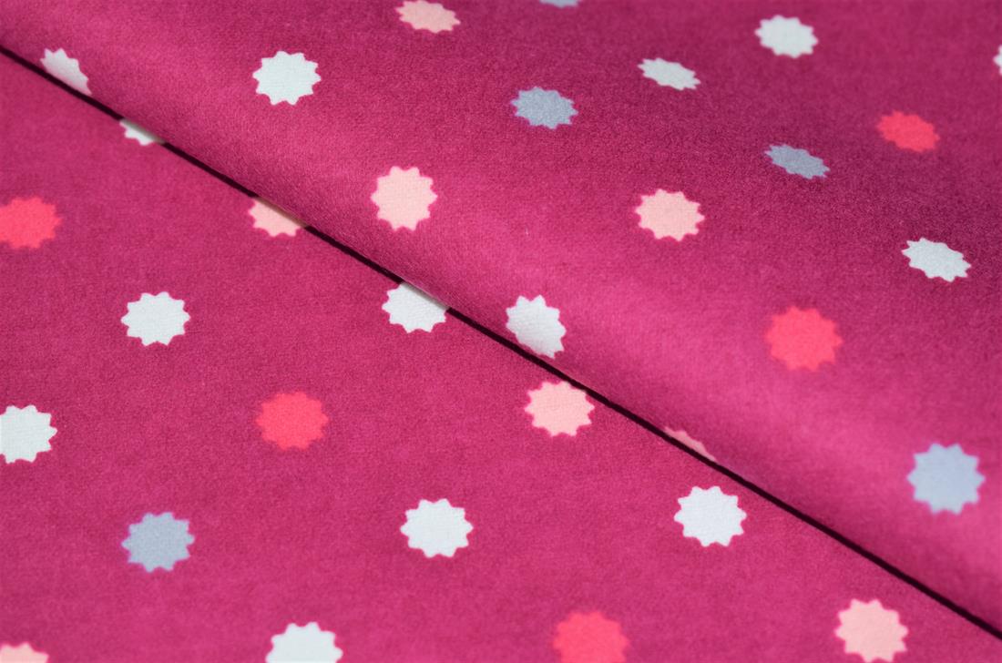 Dot Print Brushed Cotton