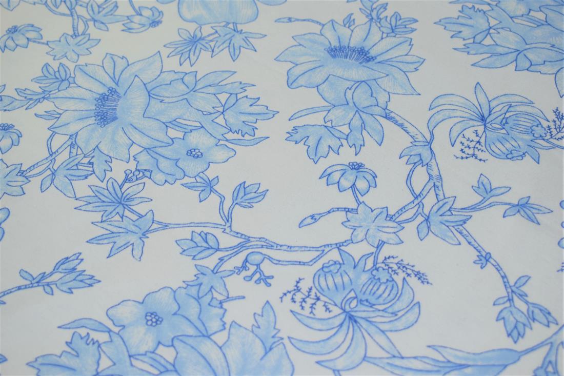 Flower Print Brushed Cotton