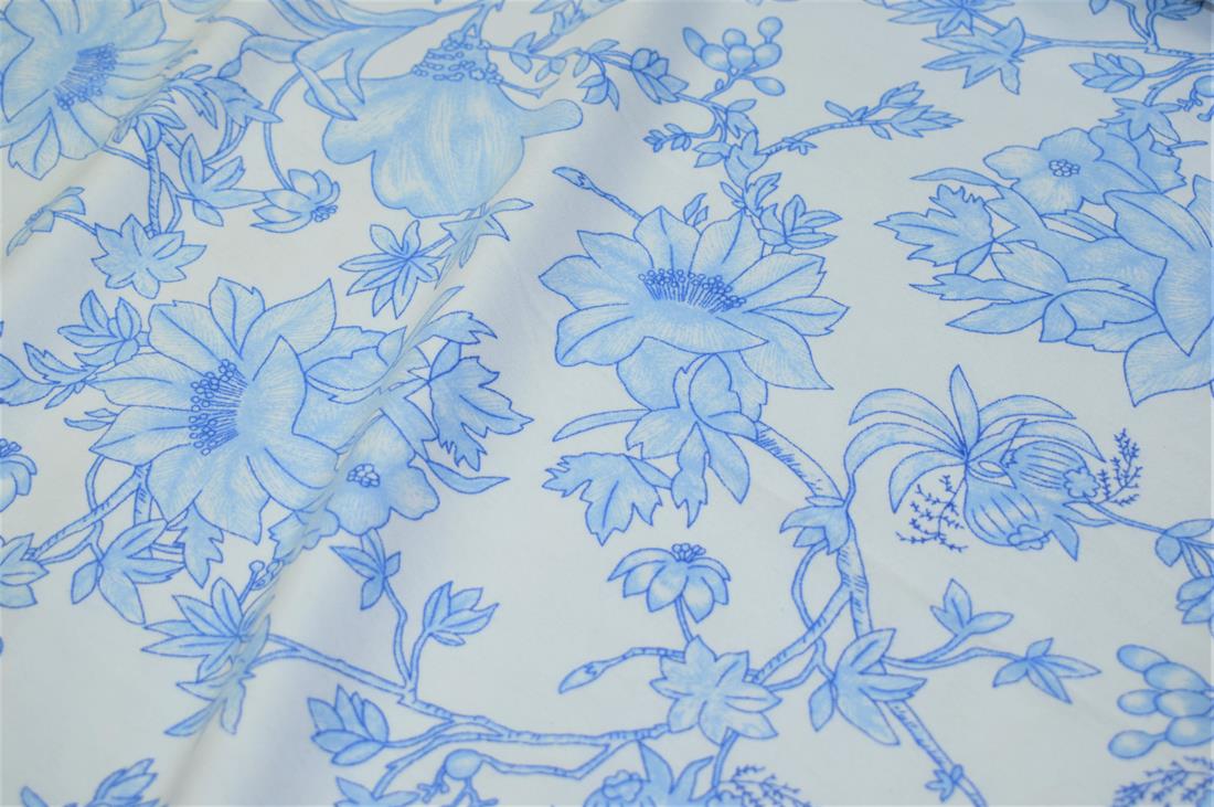 Flower Print Brushed Cotton