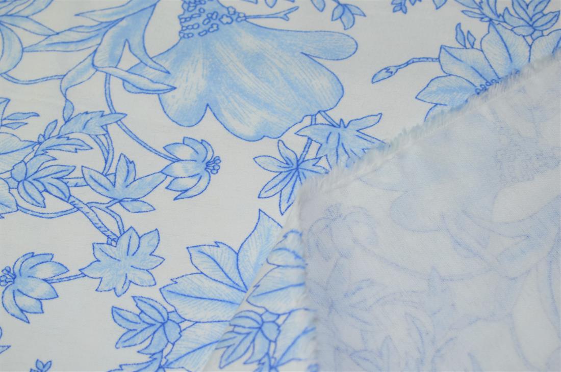 Flower Print Brushed Cotton