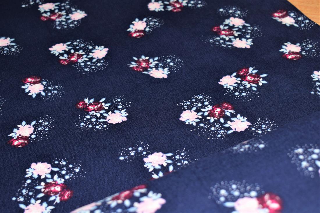Flower Print Brushed Cotton