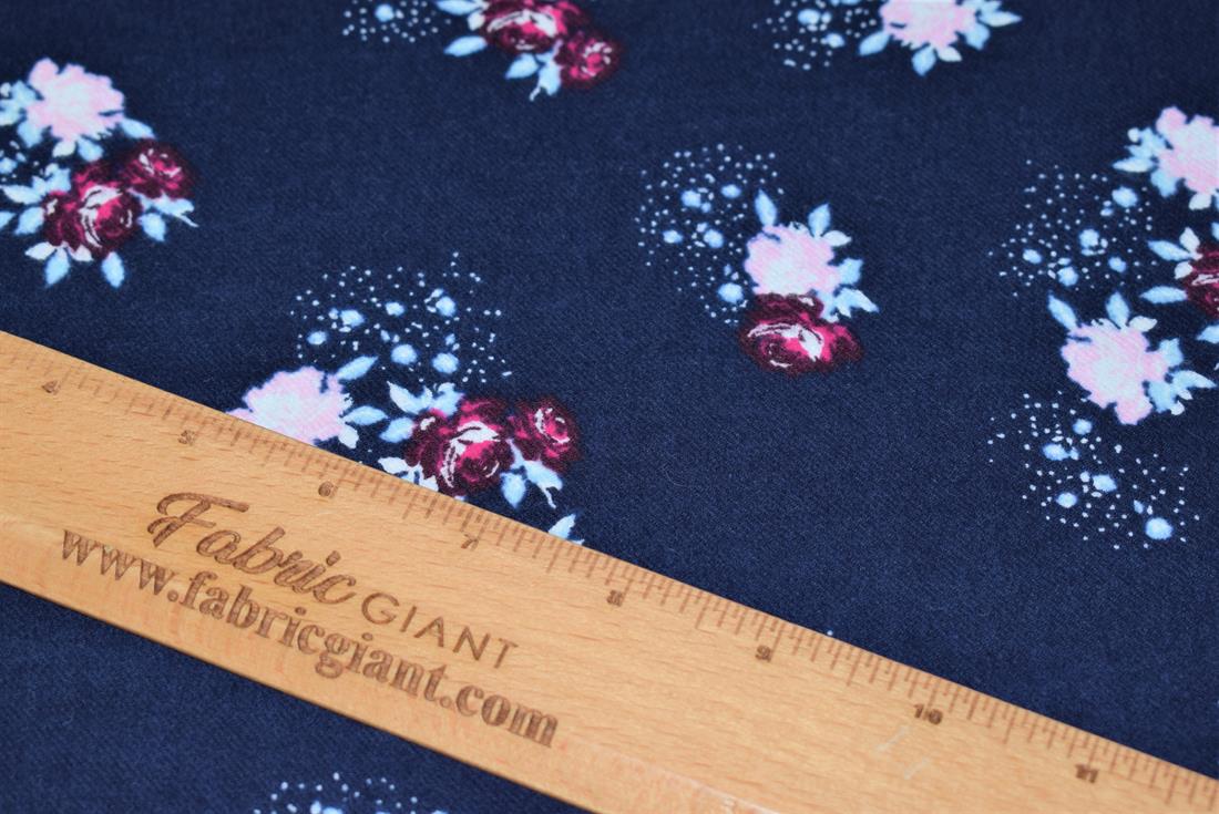 Flower Print Brushed Cotton