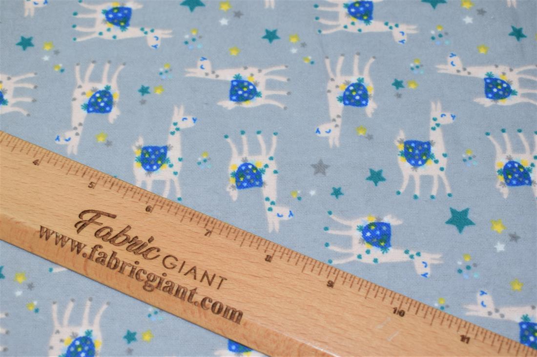 Printed flannel