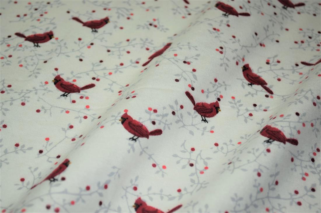 Printed Premium 100% Brushed Flannel Cotton Fabric