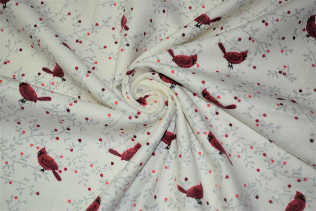 Printed Premium 100% Brushed Flannel Cotton Fabric
