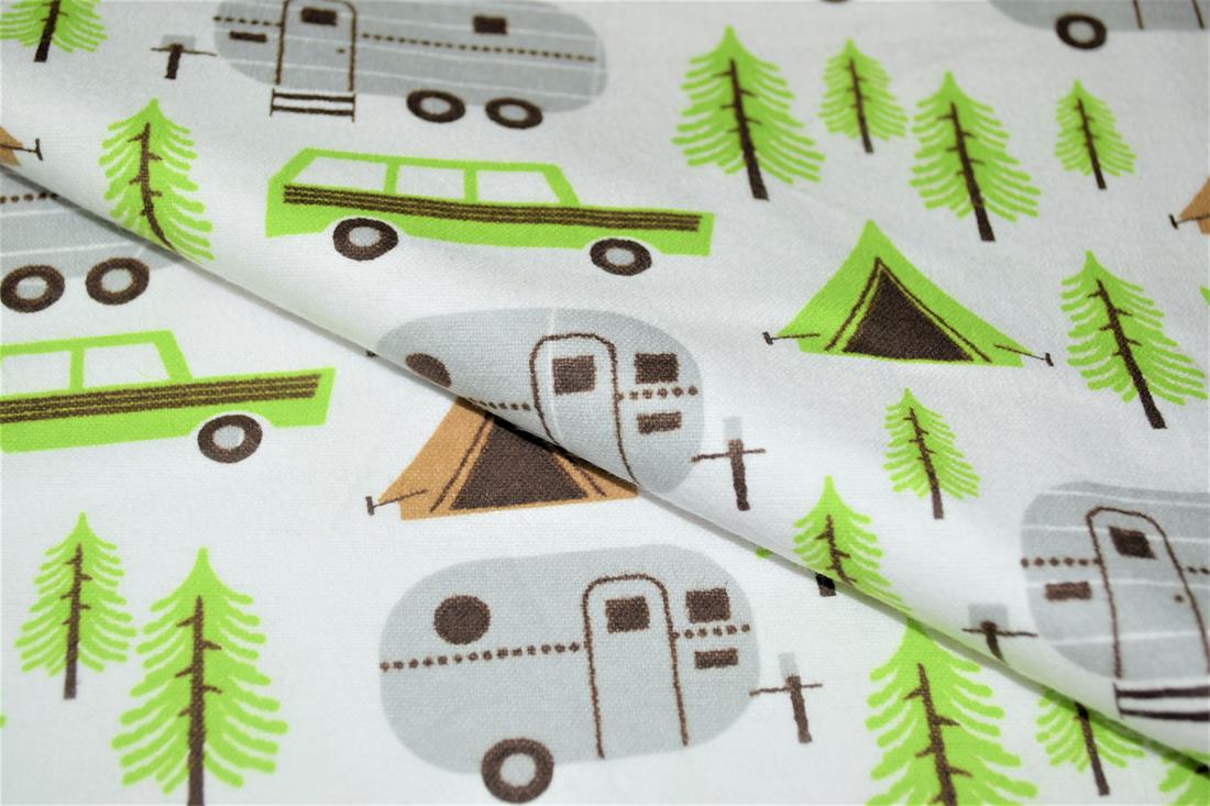Printed Premium 100% Brushed Flannel Cotton Fabric