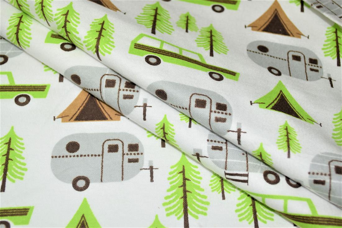 Printed Premium 100% Brushed Flannel Cotton Fabric