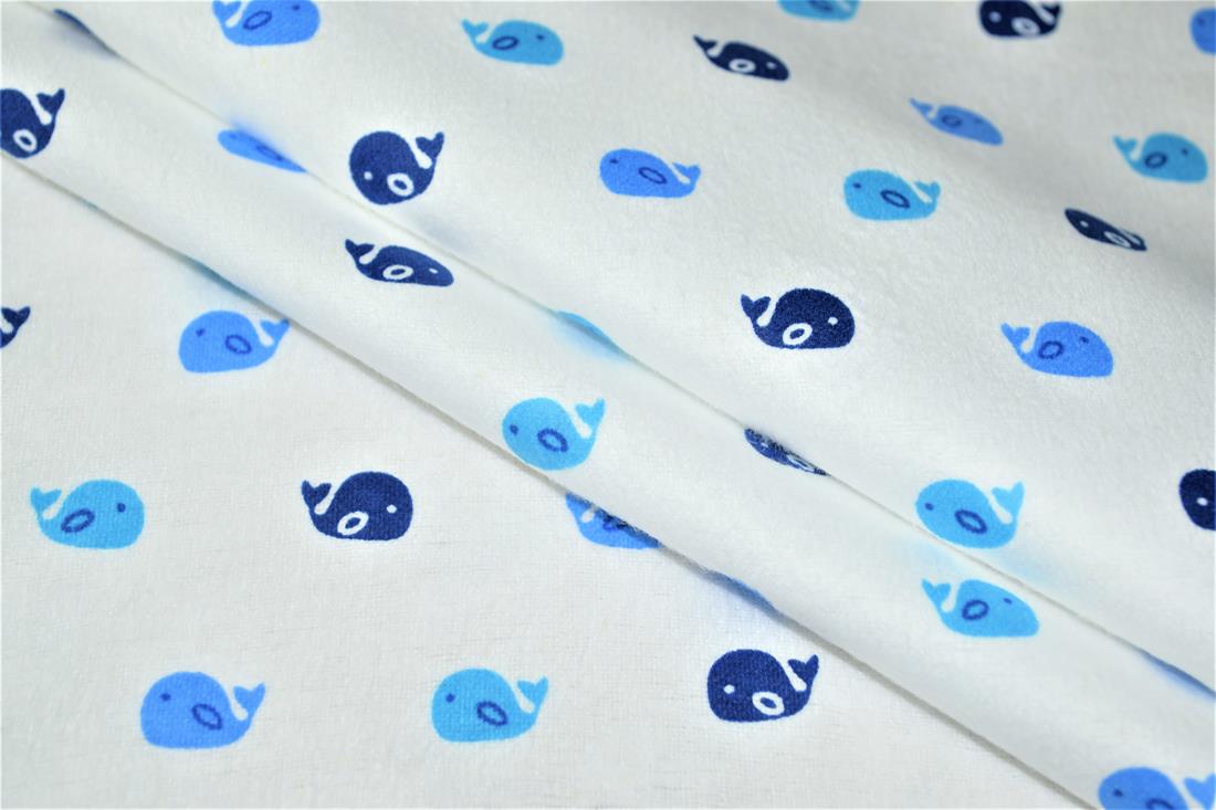 Printed Premium 100% Brushed Flannel Fabric High Quality