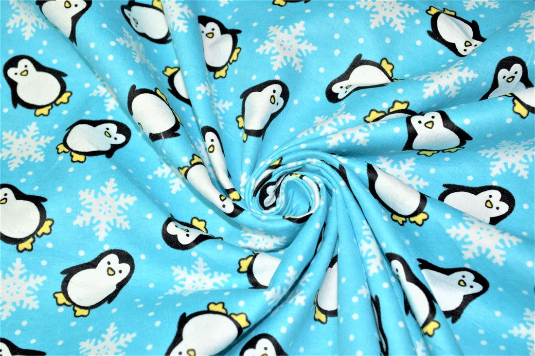 Christmas Printed Premium 100% Brushed Flannel Fabric