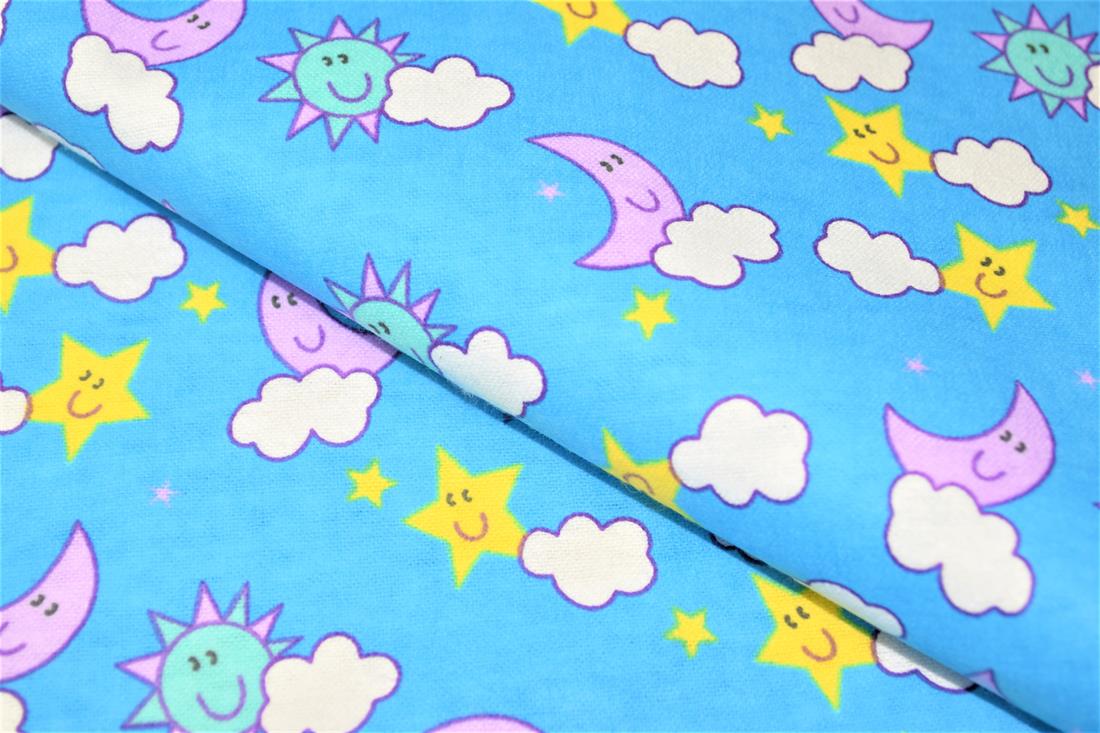 Printed Premium 100% Brushed Flannel Fabric High Quality
