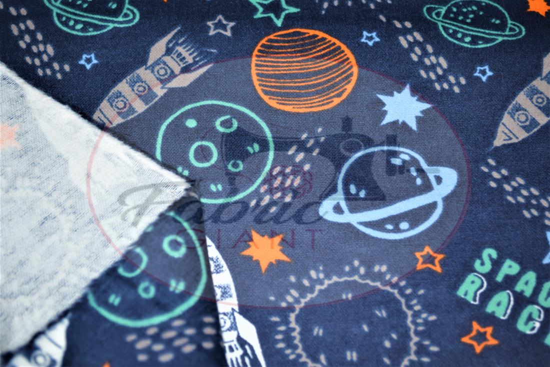 Printed Premium 100% Brushed Flannel Fabric High Quality