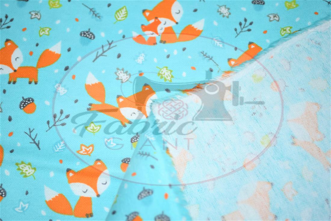 Printed Premium 100% Brushed Flannel Fabric High Quality