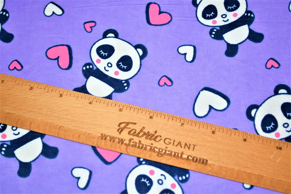 Printed Premium 100% Brushed Cotton Fabric 110 cm Wide High Quality Please note some photos may differ slightly from the actual product in terms of colour. This is mostly due to the lighting of the photo shoot or the monitor’s display.