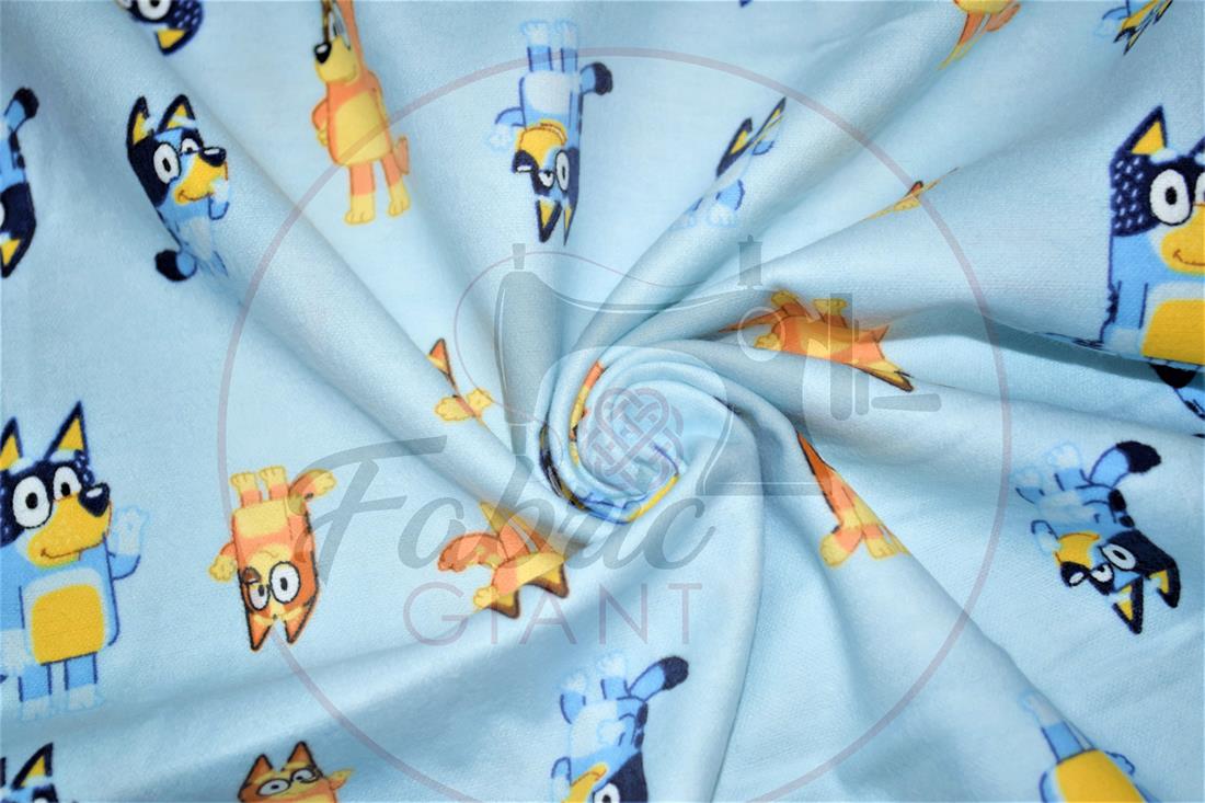 Printed Premium 100% Brushed Flannel Fabric High Quality
