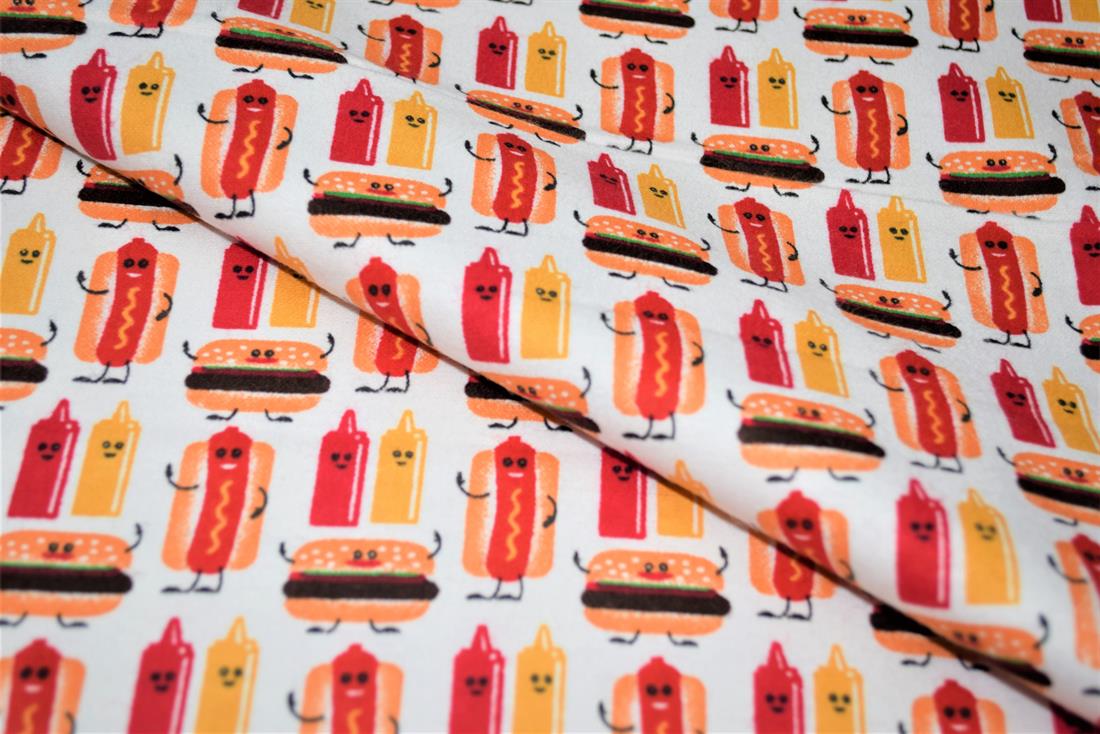 Printed Premium 100% Brushed Flannel Fabric High Quality