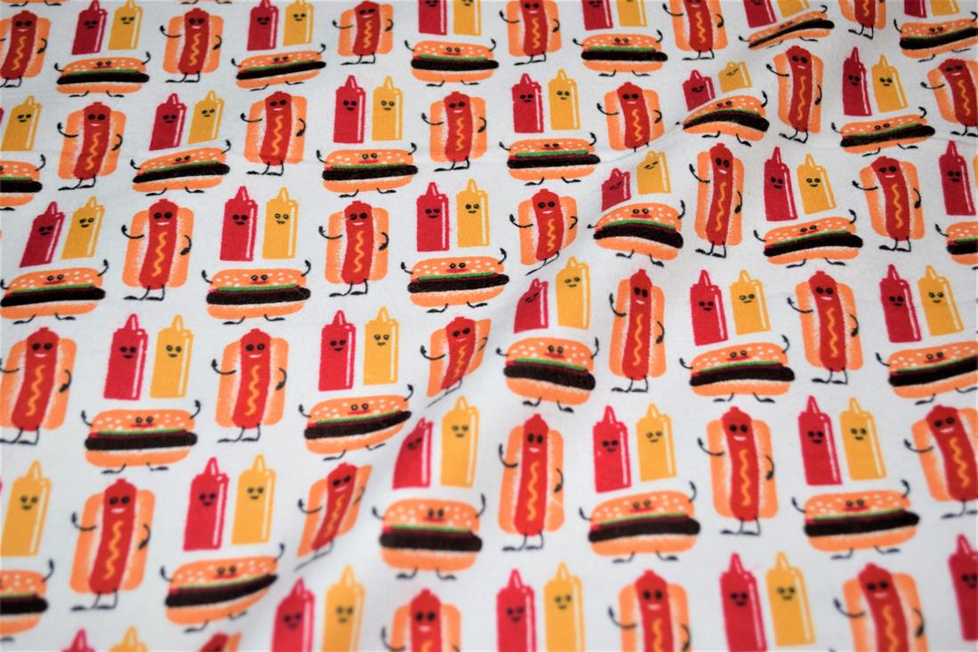 Printed Premium 100% Brushed Flannel Fabric High Quality