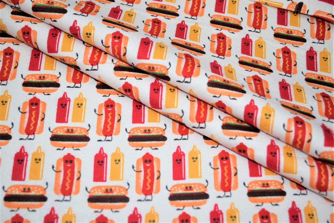 Printed Premium 100% Brushed Flannel Fabric High Quality