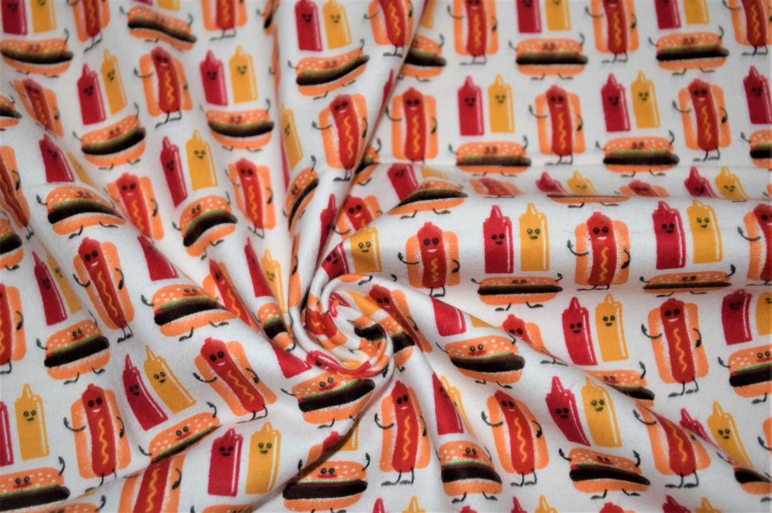 Printed Premium 100% Brushed Flannel Fabric High Quality
