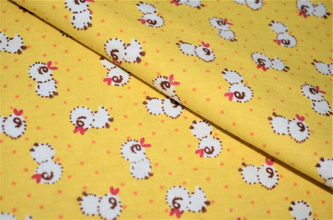 Soft Brushed Flannel 100% Cotton Fabric, High Quality