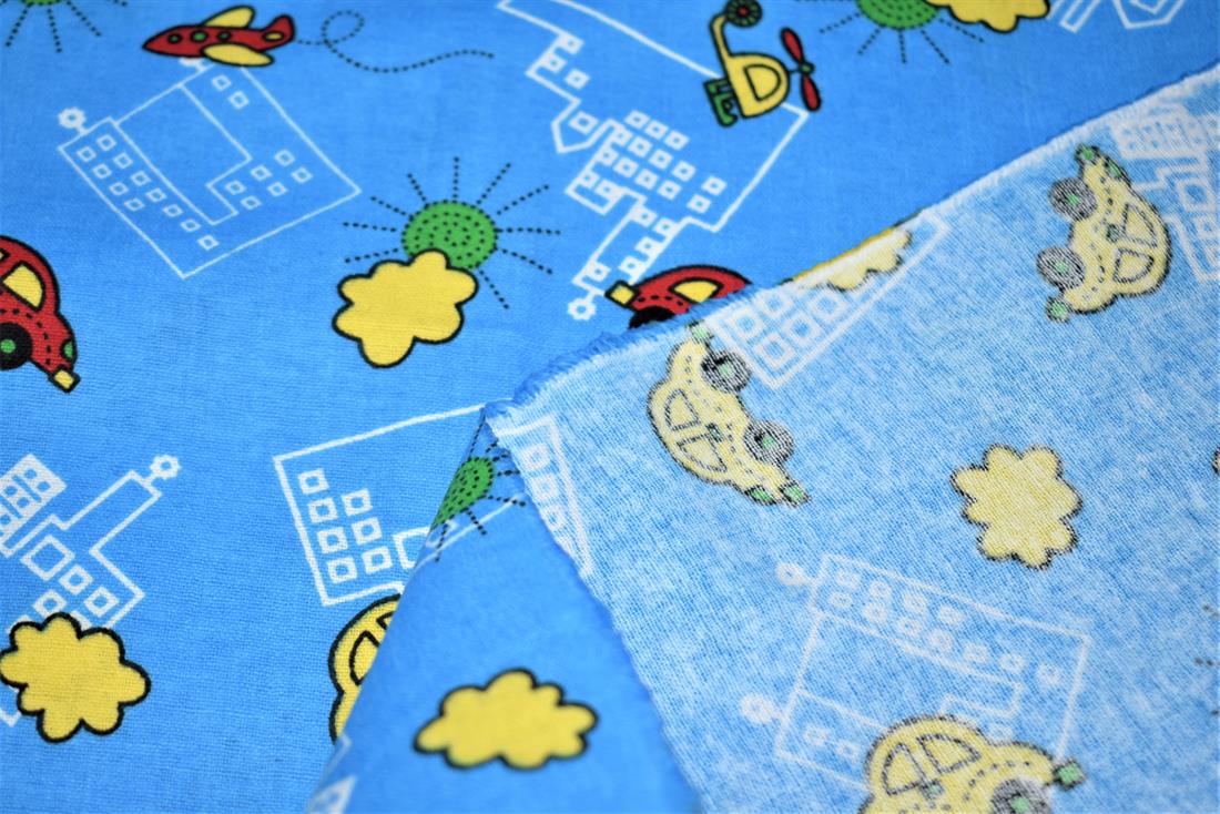 Soft Brushed Flannel 100% Cotton, High Quality, 110 cm wide, Colours may slightly vary due to the lighting during the photo shooting or the monitor's display.