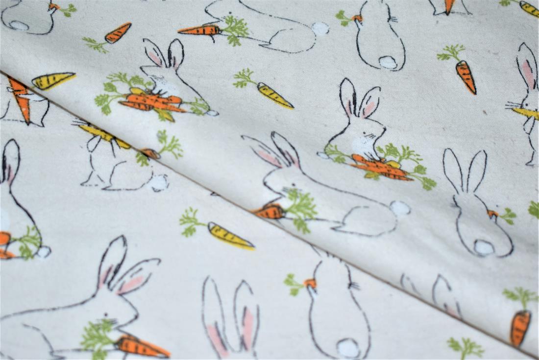 Pritned Soft Brushed Flannel 100% Cotton Fabric
