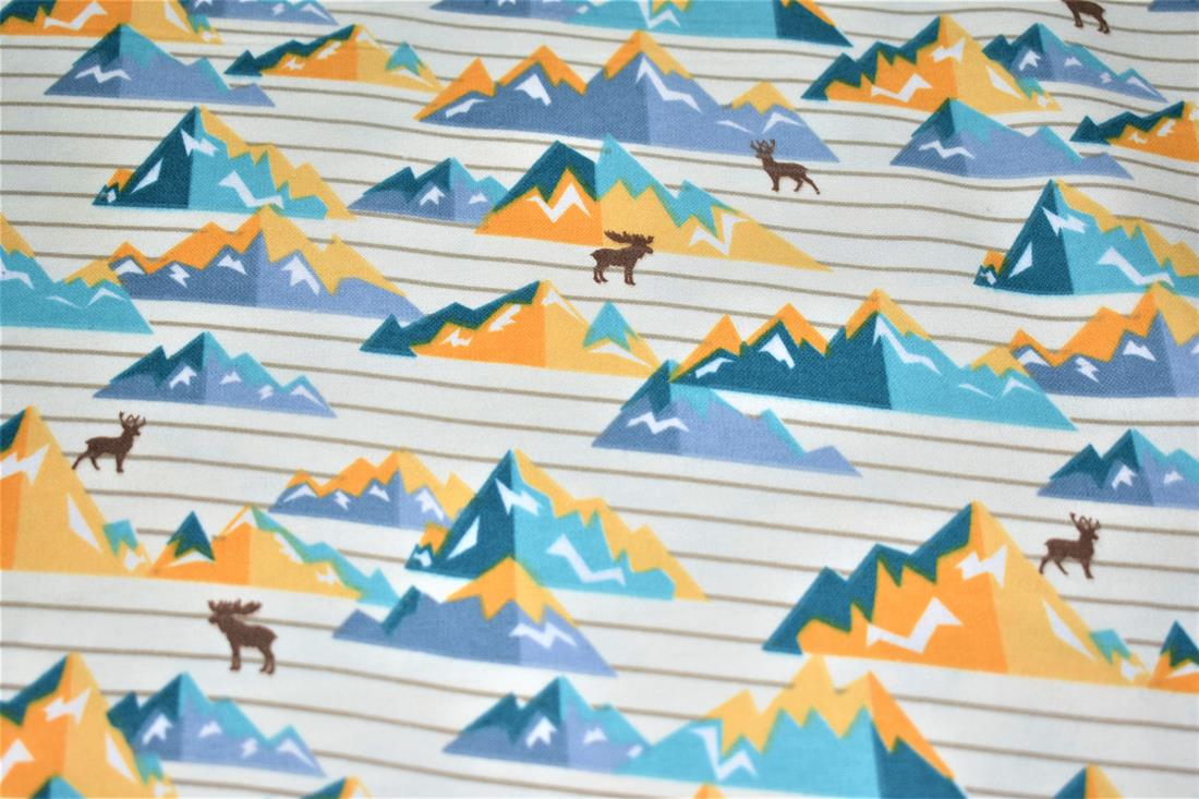 Pritned Soft Brushed Flannel 100% Cotton Fabric