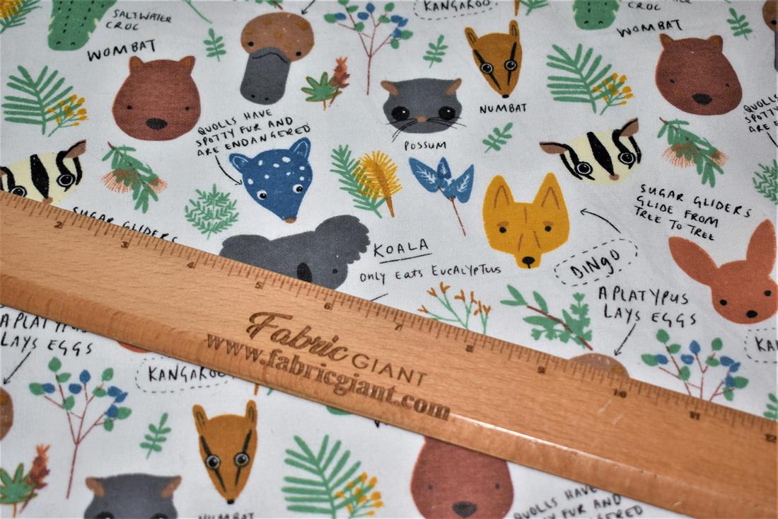 Jungle - Pritned Soft Brushed Cotton Flannel 100% Cotton