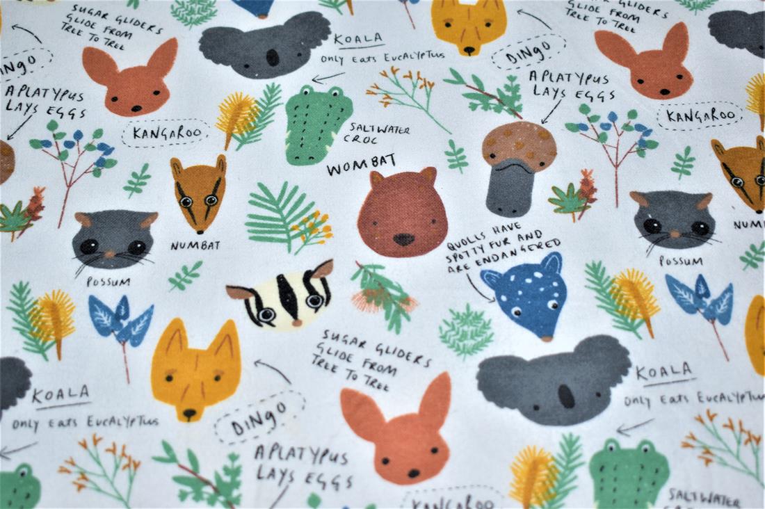 Jungle - Pritned Soft Brushed Cotton Flannel 100% Cotton