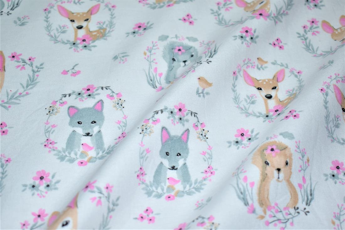 Soft Brushed Flannel 100% Cotton Fabric