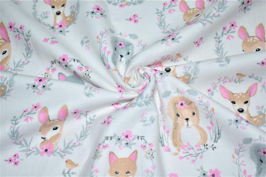 Soft Brushed Flannel 100% Cotton Fabric