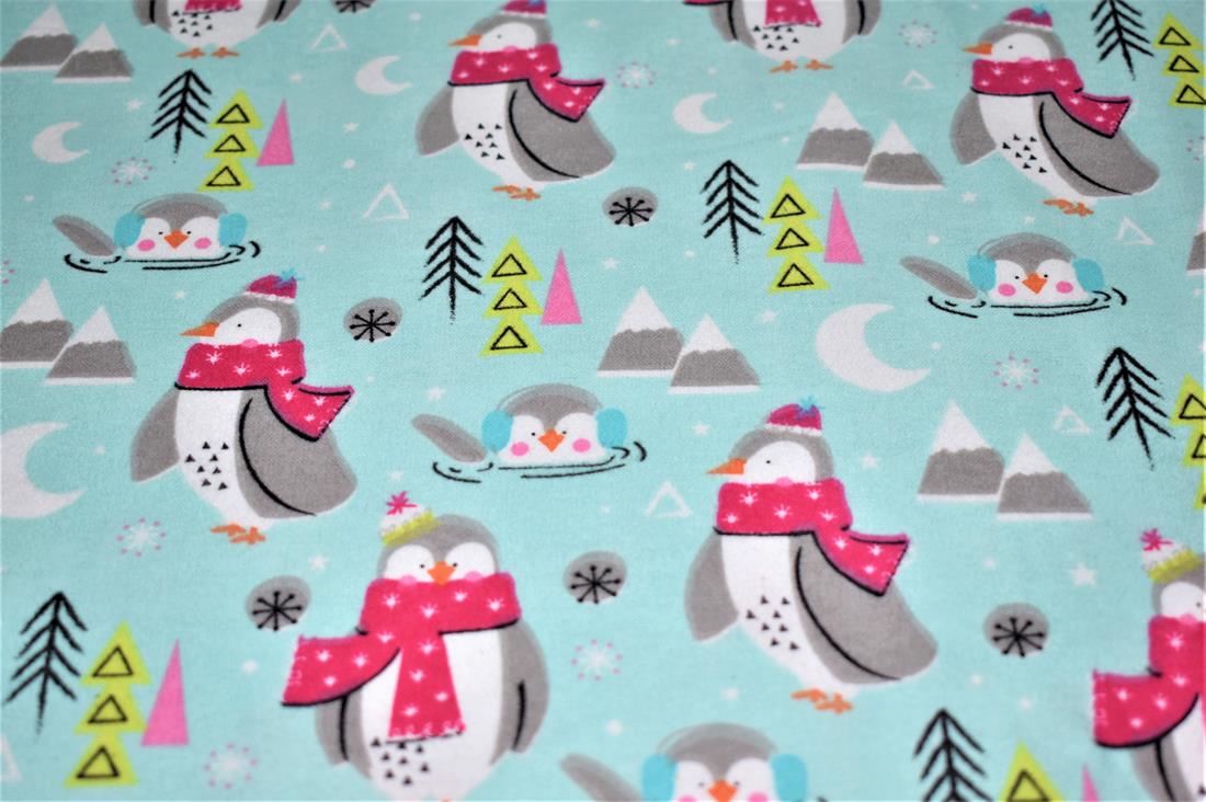 Soft Brushed Flannel Christmas 100% Cotton, Fabric