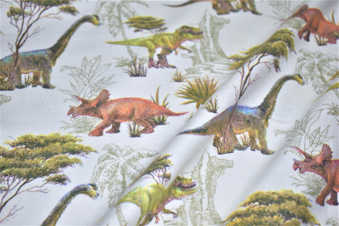 Tartan Printed Premium 100% Brushed Flannel Cotton Fabric Light wight
